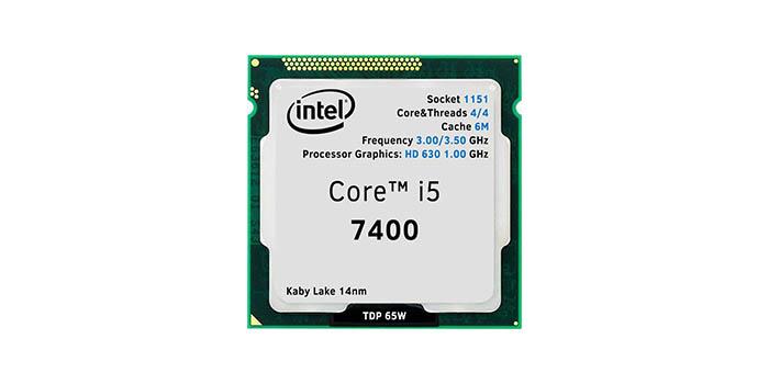 Intel Core i5-7400 Kaby Gölü