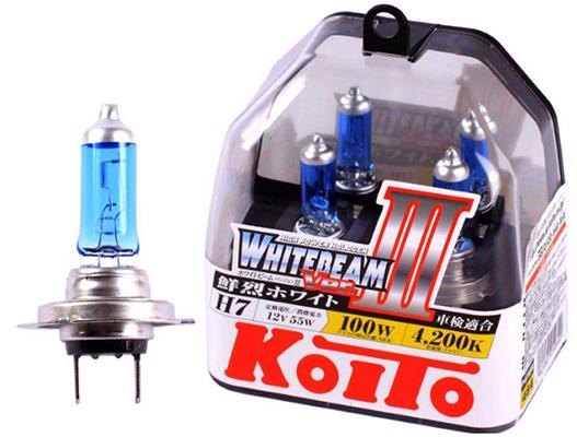 Koito H7 Whitebeam 4200K 12V 55W, 2 kom., P0755W